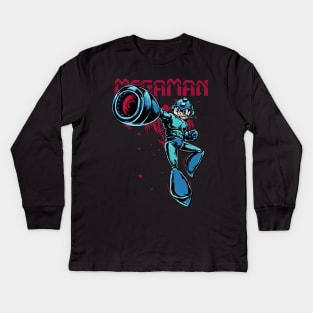 Megaman Kids Long Sleeve T-Shirt